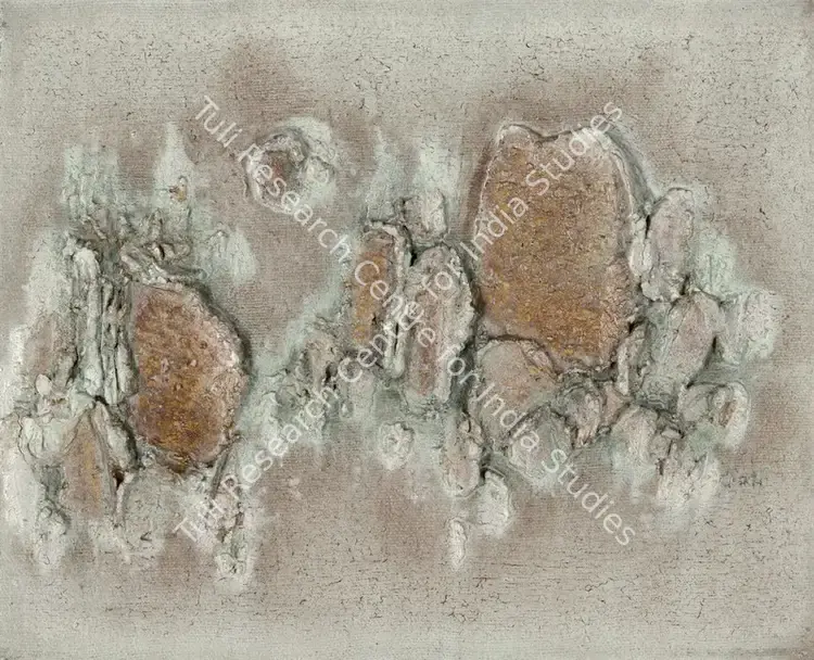 Qadri, Sohan (Artist). Untitled. Mixed media on canvas, 1972 | Painting | EconomicsArt | 00872849