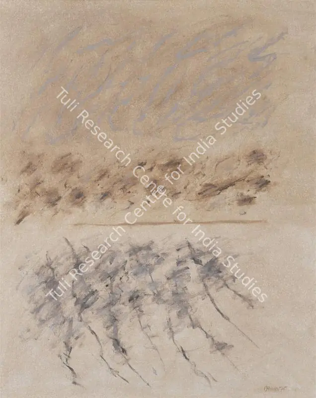 Dhawan, Rajendra (Artist). Untitled. Oil on canvas, 1975 | Painting | FineArts | 00417391