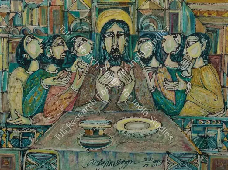 Suriyamoorthy, M.S. (Artist). All For Food. Oil on canvas, 1999 | Painting | FineArts | 00604246