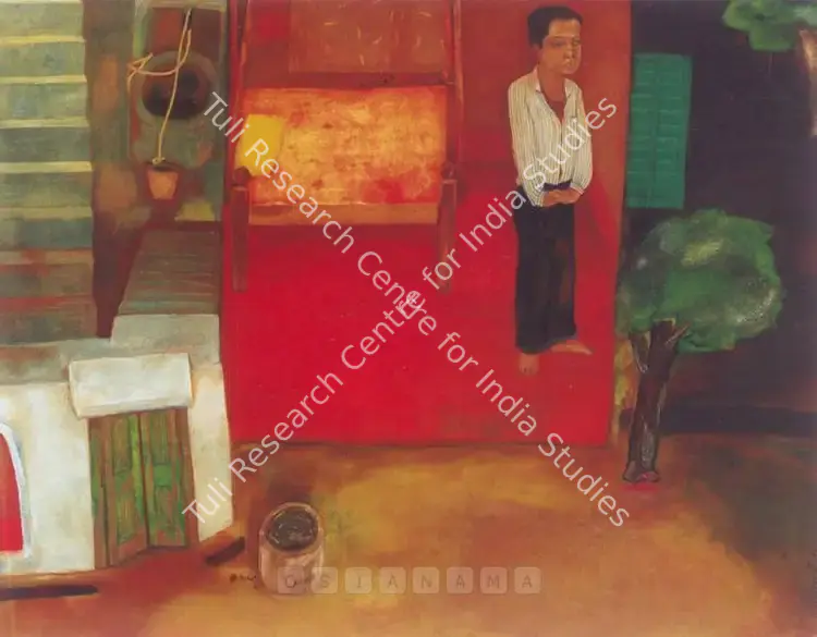 Sharma, Ashim (Artist). Untitled. Tempera on paper, 1997 | Painting | FineArts | 00598792