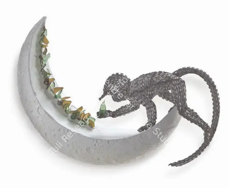 Kotturu, Lakshman Rao (Artist). Plantation for Partition. Gi fencing wire, steel, fibreglass & glass bottle pieces, 2022 | Sculpture | FineArts | 00603245