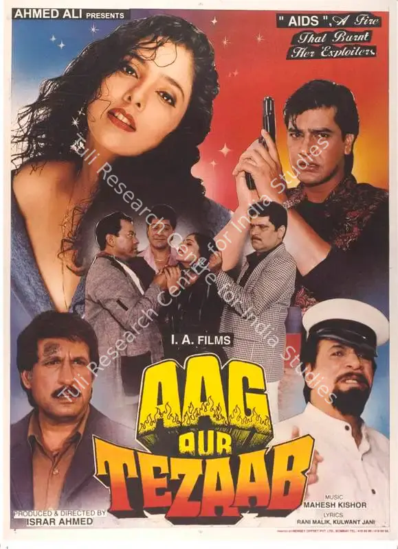 Ahmed, Israr (Producer), Aag Aur Tezaab, 1998 | Full Sheet Poster | CinemaEducation | 00768403