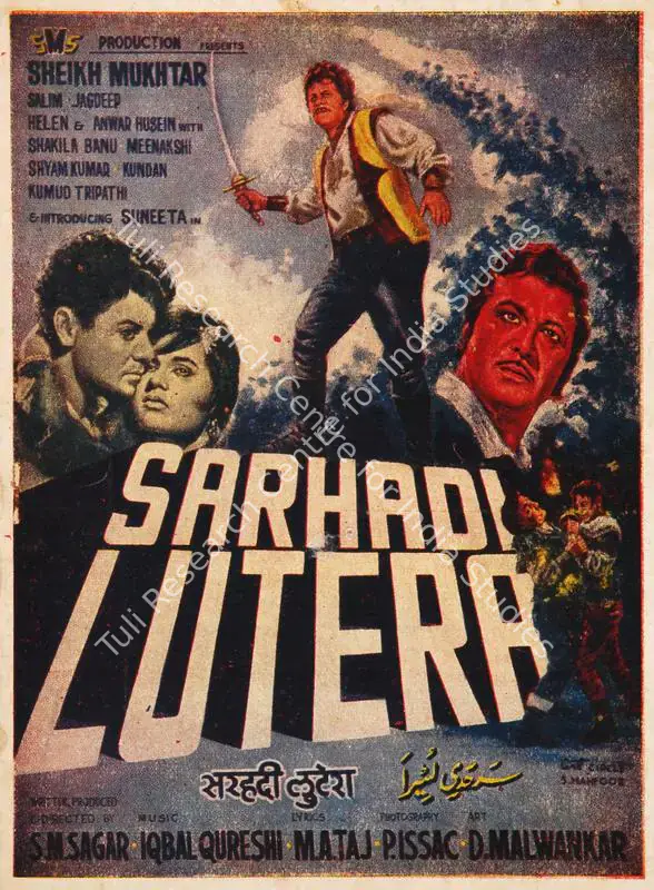 Sagar, S.M. (Producer), Sarhadi Lutera, 1966 | Song-Synopsis Booklet | CinemaEducation | 00780028
