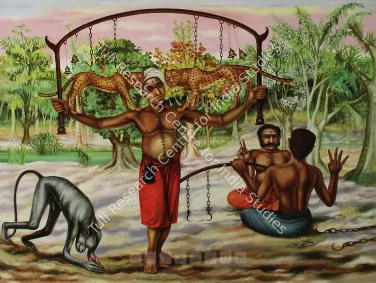 Gopikrishna (Artist). Puli Kavadi. Oil on canvas, 2007 | Painting | FineArts | 00575639