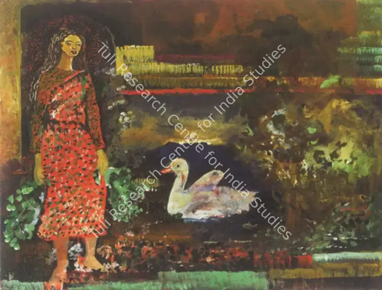 Burman, Jayshri (Artist). Untitled. Acrylic on paper, 1994 | Painting  | 00880702