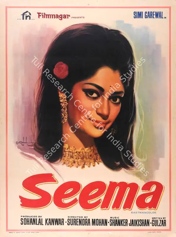 Kanwar, Sohanlal (Producer), Seema, 1971 | Full Sheet Poster | CinemaEducation | 00766444
