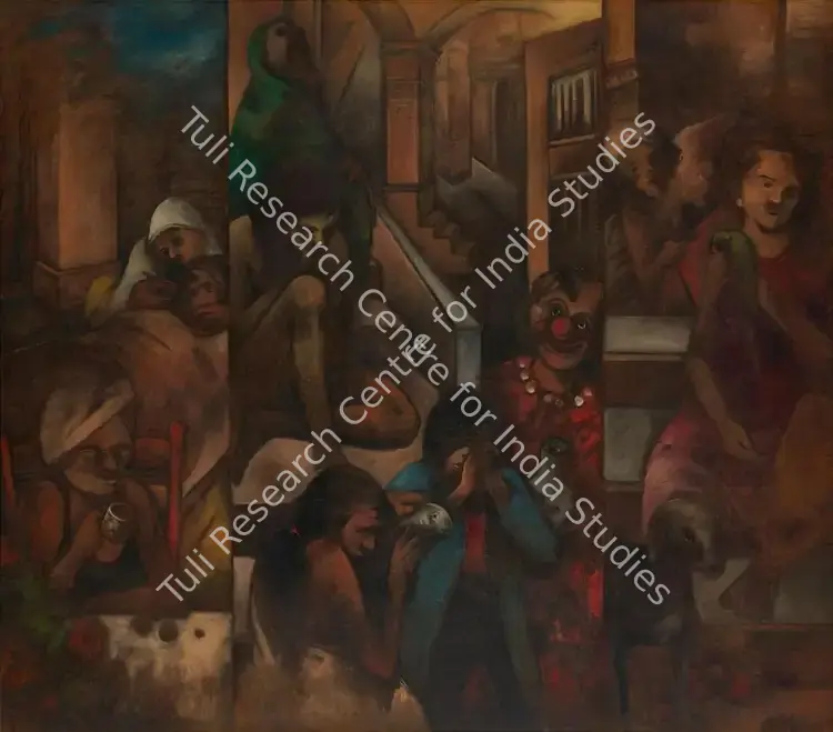 Singh, Sardar Gurcharan (Artist). Untitled. Oil on canvas, 1992 | Painting | FineArts | 00354521