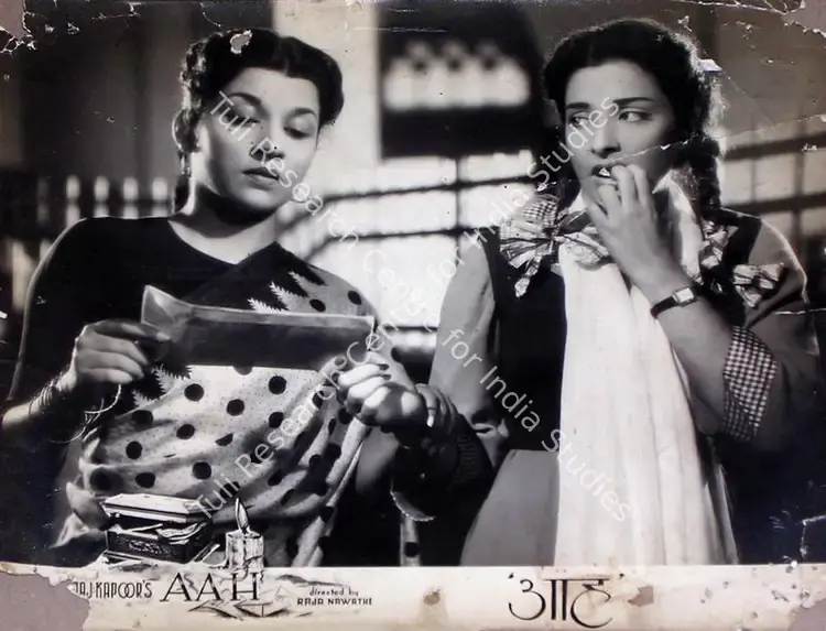 Pathare, Jaywant (Cinematographer), Aah, 1953 | Lobby Card | CinemaEducation | 00809186