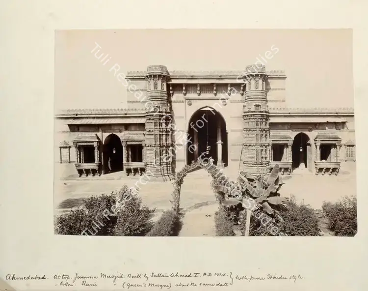 Unknown (Photographer), Ahmedabad - Rani Musjid (queen's mosque), n.d. | Antiquarian Photograph | Photography | 00115907