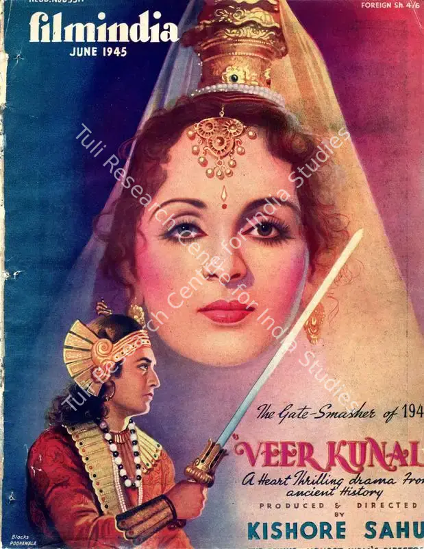 Patel, Baburao (Editor). Filmindia. 11(6). Bombay: Baburao Patel, June 1945 | Magazine | CinemaEducation | 00796527