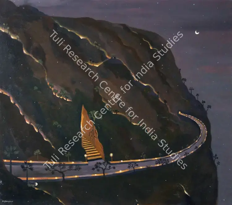 Soorya, Om (Artist). Untitled. Acrylic on canvas, 2007 | Painting | FineArts | 0022807