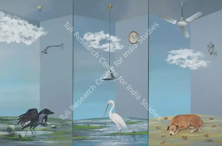 Sutar, Sudhanshu (Artist). Untitled. Acrylic on canvas, 2005 | Painting | FineArts | 00338144