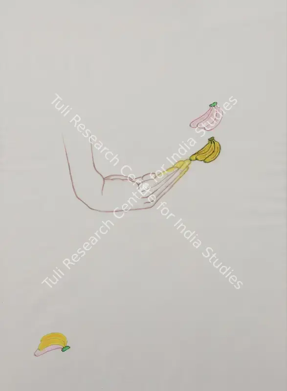 Sen, Mithu (Artist). Untitled. Mixed media on paper, 2005 | Painting | FineArts | 0024137
