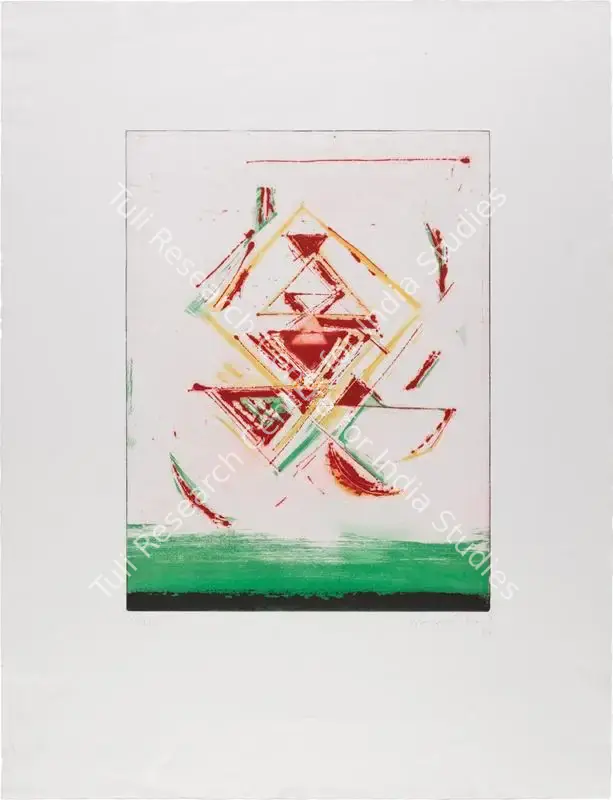Viswanadhan, V. (Artist). Untitled. Etching printed in colours; Edition 1/6 AP, 1974 | Graphic Art | FineArts | 00417385