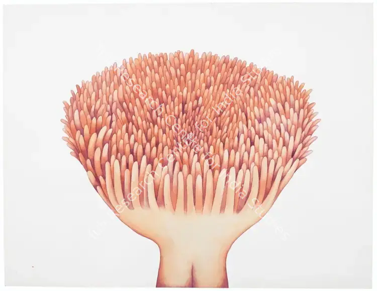 Damani, Minal (Artist). Flower. Watercolor on paper, 2008 | Painting | FineArts | 00340543