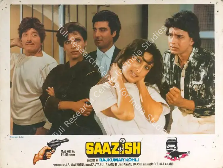 Malhotra, J.R. (Producer), Saazish, 1988 | Lobby Card | CinemaEducation | 00788146