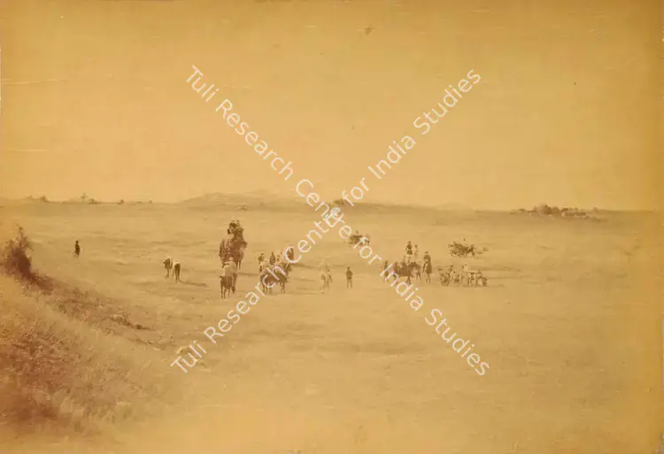 Dayal, Lala Deen (Photographer), Ready to start for Cheeta Hunt, November 1889 | Antiquarian Photograph | Photography | 00115334