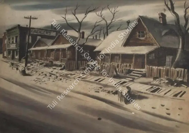 Capra, Frank (Producer), It's A Wonderful Life, 1946 | Set Design Painting | CinemaEducation | 00790097