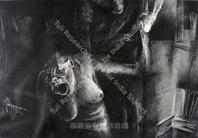 Chander Shekhar, P.S. (Artist). Temptation Series. Pen and ink on paper, 1980-1981 | Painting  | 00877576