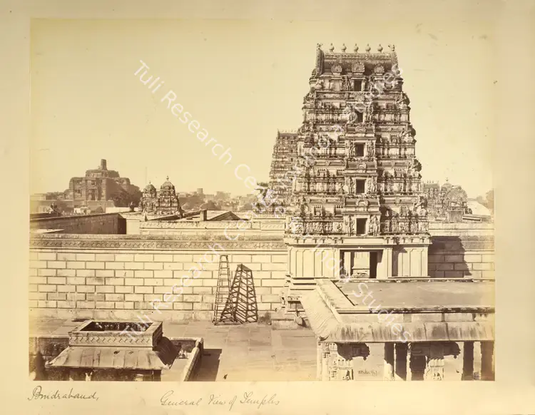 Baker, William (Photographer), General View of Temples, Bindraband, 1866-1868 | Antiquarian Photograph | Photography | 00115564