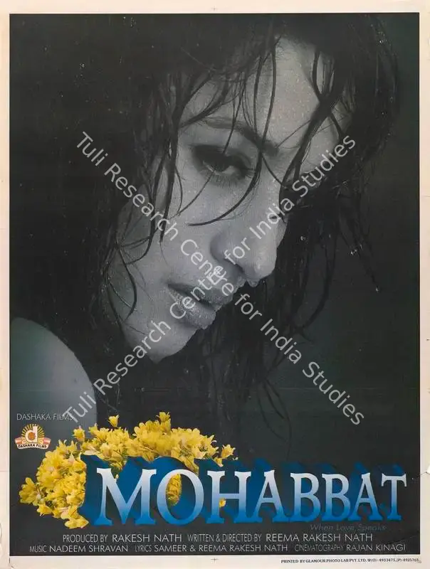 Nath, Rakesh (Producer), Mohabbat, 1997 | Full Sheet Poster | CinemaEducation | 00768349