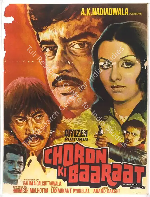 Calcuttawala, Salim A. (Producer), Choron Ki Baaraat, 1980 | Full Sheet Poster | CinemaEducation | 00766943