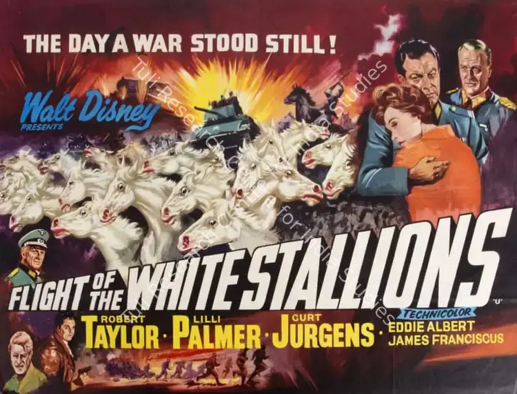 Disney, Walt (Producer), Flight of the White Stallions, 1953 | Poster | CinemaEducation | 00789713