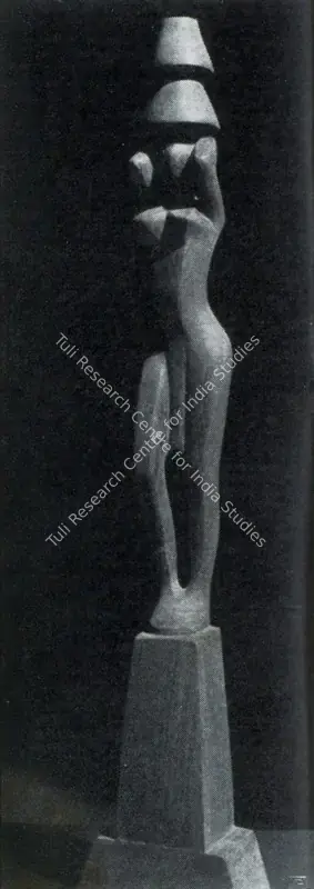 Bhagat, Dhanraj (Artist). Pitcher Woman. 1949 | Marg, December 1962 | Sculpture | FineArts | 00674813
