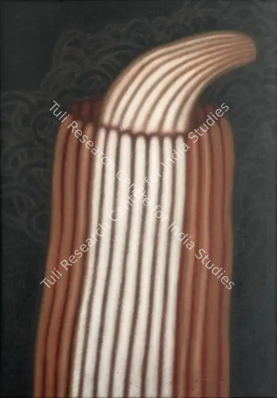Broota, Shobha (Artist). Emerging Form. Oil on canvas with textured ground, 1981 | Painting | FineArts | 00362270