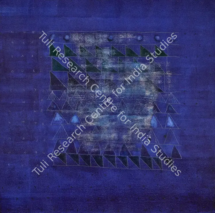 Akhilesh (Artist). Has it something to do with Benares?. Acrylic on canvas, 1998 | Painting | FineArts | 00547649