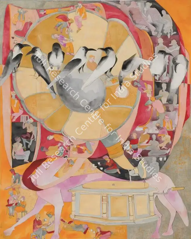 Modi, Bhairavi (Artist). Singers. Mixed media on paper, 2017 | Painting | FineArts | 00417959