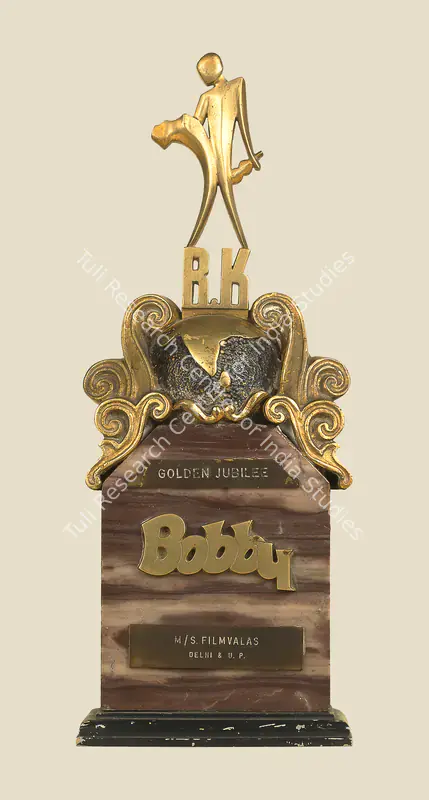 Kapoor, Raj (Producer), Bobby, 1973. Golden Jubilee Trophy of the film Bobby | Jubilee Trophy