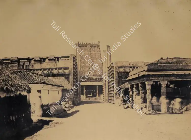 Tripe, Capt. Linnaeus (Photographer), The Raya Gopuram from the East, 1858 | Antiquarian Photograph | Photography | 00116068