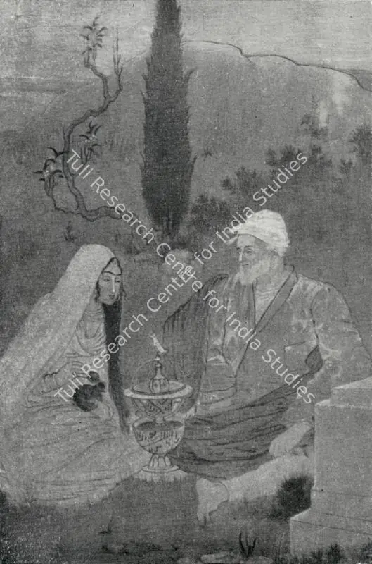 Tagore, Abanindranath (Artist). Illustration of Qrn. LXIII from The Rubbayat of Omar Khayyam. Watercolour , 1907-1909 | Lalit Kala Contemporary, June 1962 | Painting | FineArts | 00534314