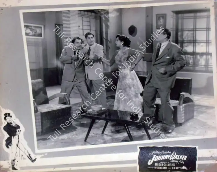 Joshi, T.R. (Cinematographer), Johnny Walker, 1957 | Lobby Card | CinemaEducation | 00818405