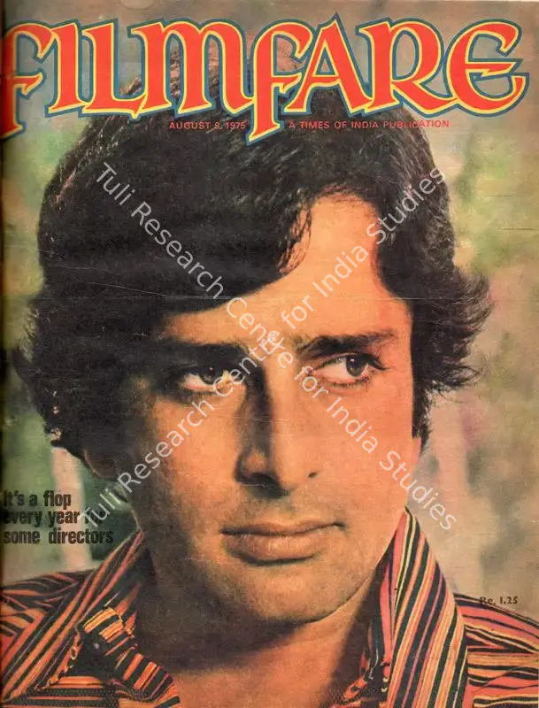 Karanjia, B.K. (Editor). Filmfare - The Fortnightly Film Magazine. 24(16). Bombay: S G Joshi, c/o The Times of India, 08 August 1975 | Magazine | CinemaEducation | 00793559