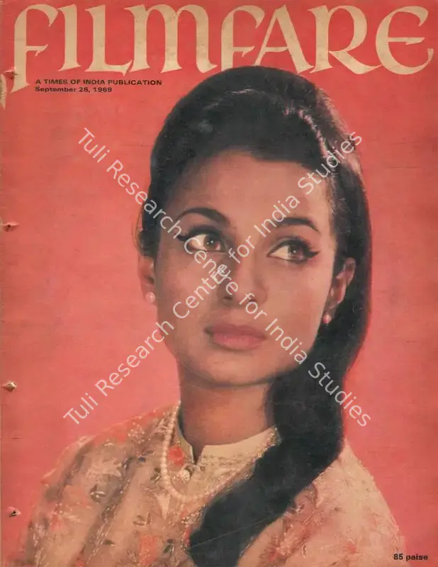 Karanjia, B.K. (Editor). Filmfare - The Fortnightly Film Magazine. 18(20). Bombay: Pyarelal Sah,  c/o The Times of India, 26 September 1969 | Magazine | CinemaEducation | 00793411