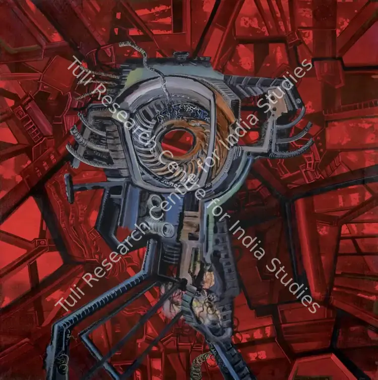 Muralidharan, T.K. (Artist). Machinoscapes 2. Acrylic on canvas, 2008 | Painting | FineArts | 00603827