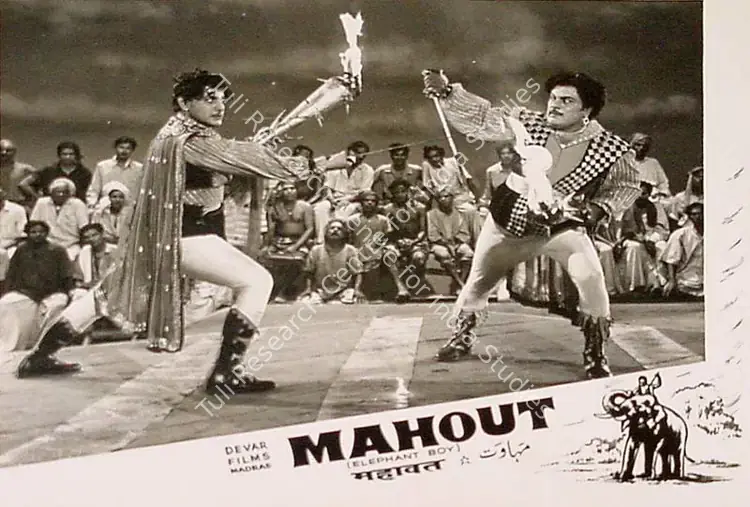 Thirumugam, M.A. (Director), Mahout, 1961 | Lobby Card | CinemaEducation | 00819771