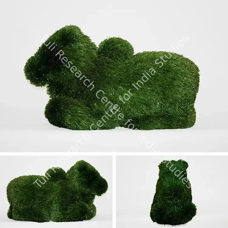 G., Arunkumar H. (Artist). Unrest. Astroturf on fiberglass, 2009 | Sculpture | FineArts | 00756525