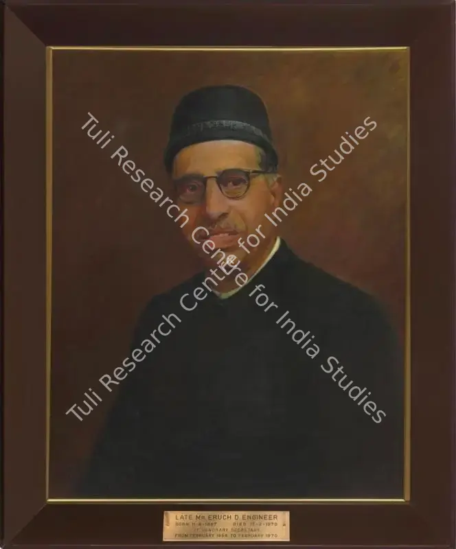 Constable, Tehmuras (Artist). Mr. Eruch D. Engineer (1887-1970). Oil on canvas, n.d. | Painting | FineArts | 00545903