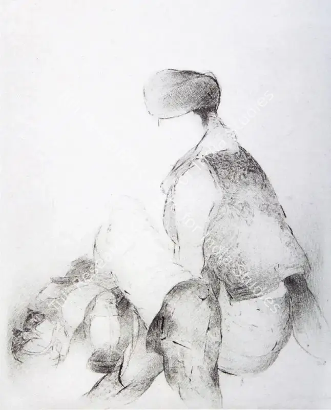 Solanki, Vrindavan (Artist). Untitled. Acrylic on canvas, n.d. | Painting | FineArts | 00372053