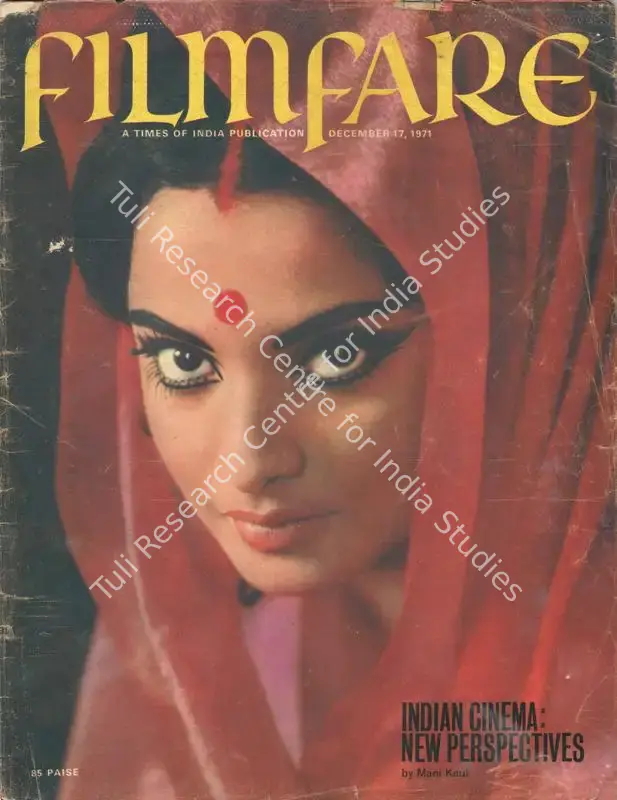 Karanjia, B.K. (Editor). Filmfare - The Fortnightly Film Magazine. 20(26). Bombay: Pyarelal Sah,  c/o The Times of India, 17 December 1971 | Magazine | CinemaEducation | 00793468