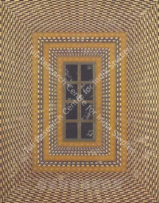 Revri, Anil (Artist). Geometric Abstraction 10. Mixed media on handmade paper, 2005 | Painting | FineArts | 00575905