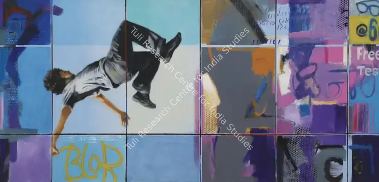 Kashi, Ravi Kumar (Artist). Traces 3. Oil & acrylic on canvas, 2020 | Painting | FineArts | 00603855