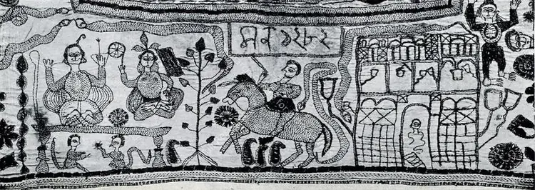 Unknown (Artist). Bayton. 1876 | Marg, April 1949 | Tapestry | FineArts | 00673796