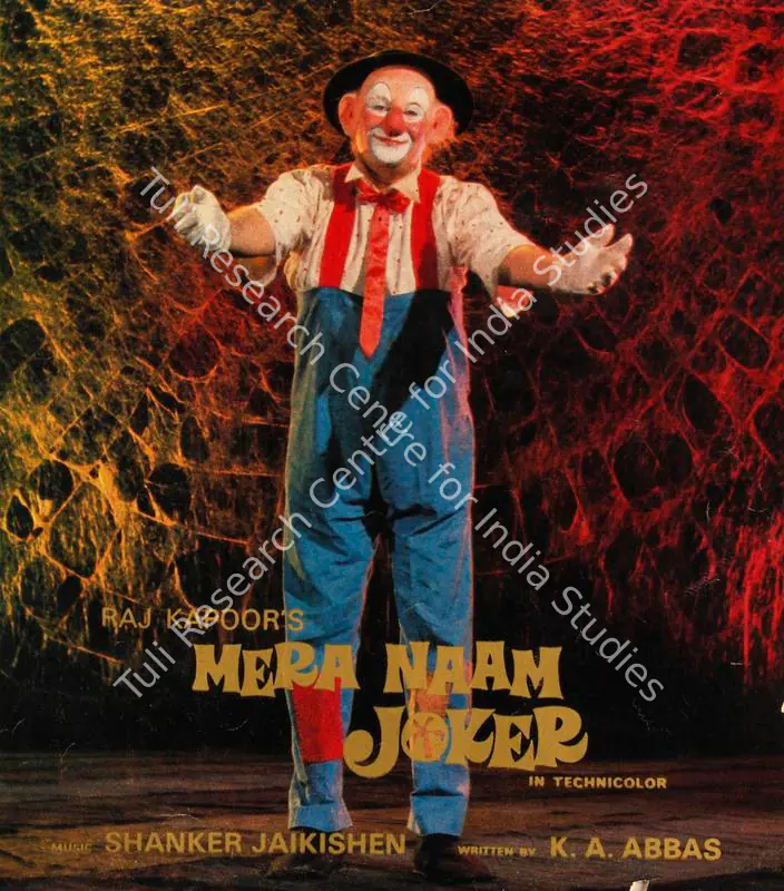 Kapoor, Raj (Producer), Mera Naam Joker, 1970 | Song-Synopsis Booklet | CinemaEducation | 00778977