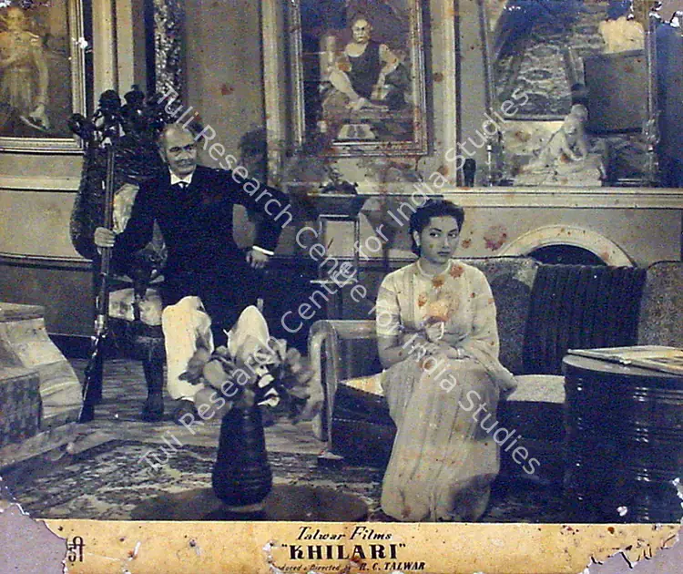 Talwar, R.C. (Director), Khilari, 1950 | Lobby Card | CinemaEducation | 00819017