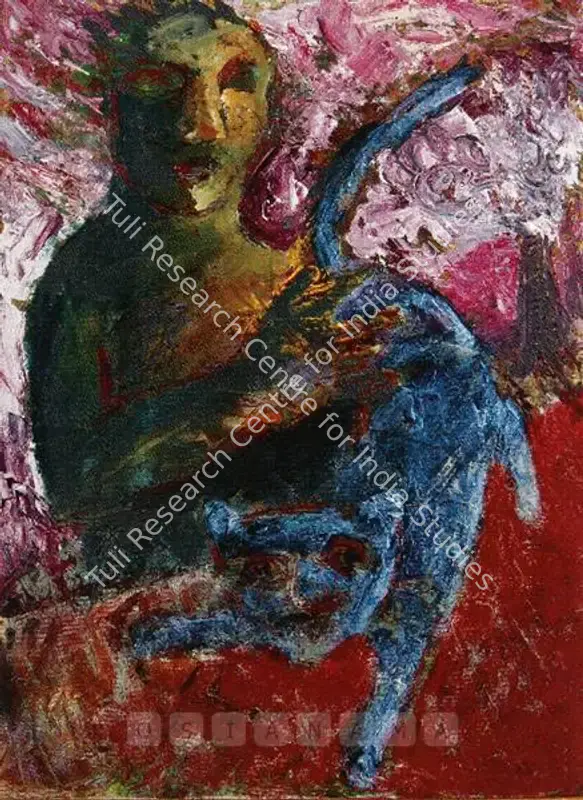 Husain, Owais (Artist). Untitled. Acrylic on canvas, 1990 | Painting  | 00880305