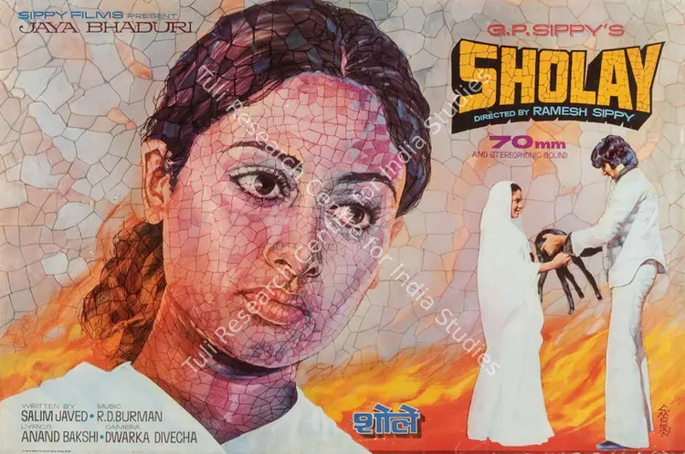 Sippy, G.P. (Producer), Sholay, 1975 | Full Sheet Poster | CinemaEducation | 00766727